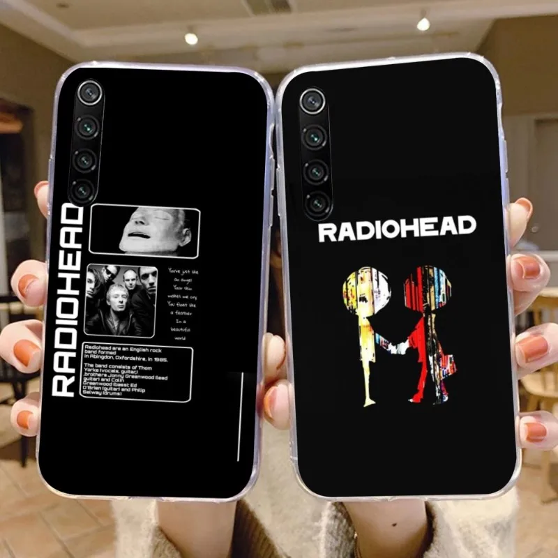 Radiohead Bear Smart Cell Phone Case for Xiaomi 13 Lite 12 11T 10 9 Redmi Note 12 11 10 10S Pro 9 9A 8 Clear Phone Cover Funda