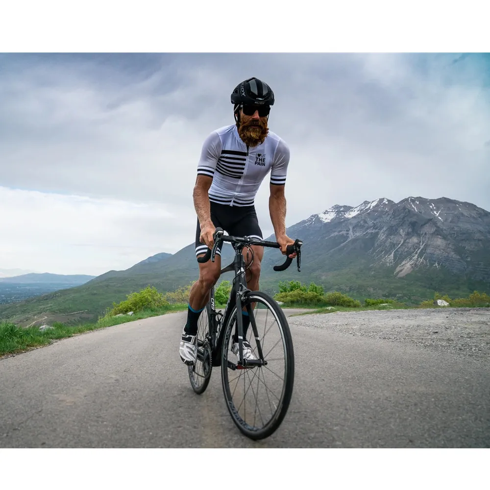 

Love The Pain Triathlon Suit Men Short Sleeve Cycling Jersey Set Skinsuit Jumpsuit Maillot Mtb Highway Bicycle Ciclismo 2026