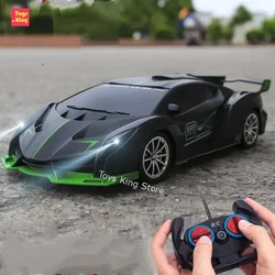 1/18 RC Drift Super Sports Car With Lights 4CH Remote Control Racing High Speed Electric Vehicle Kids Toys BoyOutdoor Game Gift