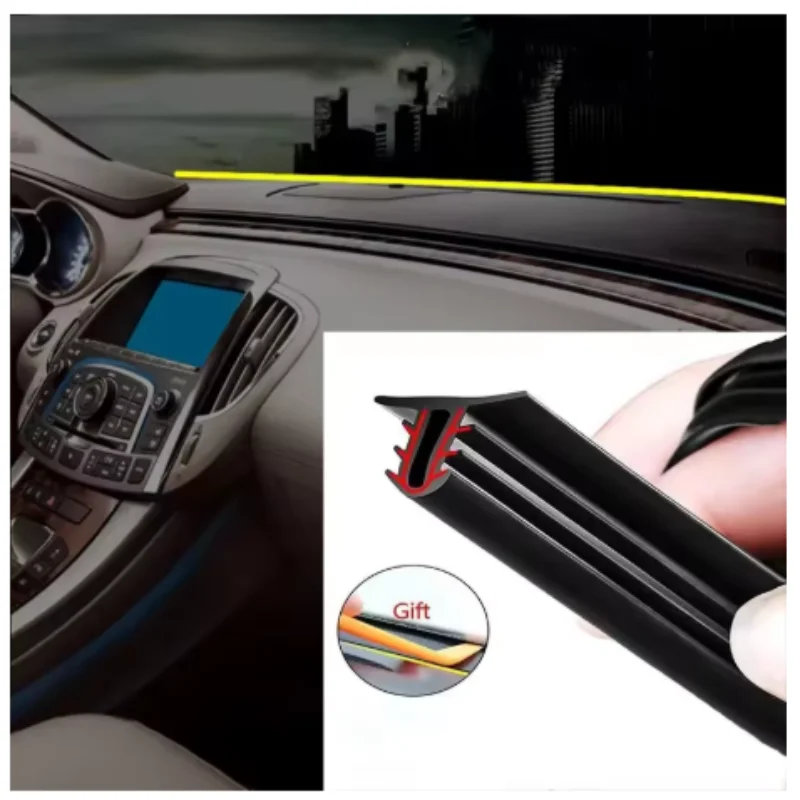 1.6M Car Dashboard Edges Gap Sound Seal Strip For Volkswagen Tiguan Touareg Scirocco VW Polo sedan Golf mk3 mk4 7 5 6 Touran T5 view 6
