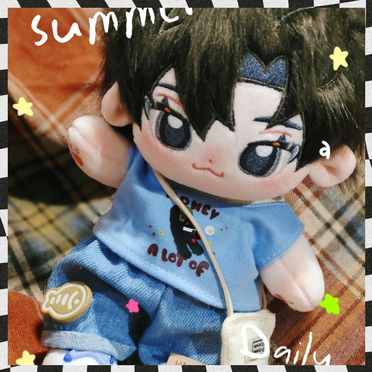 

20 см кукла-идол Ruoyun Zhang, мягкая хлопковая кукла Q of the Star Fan, милые окружающие куклы, подарки друзьям и подругам