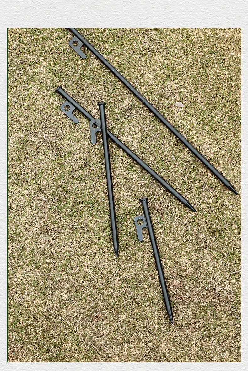20/25/30/40cm Stable Steel Beach Tent Pegs Outdoor Canopy Nail for Fixed Camping Tent Anti-wind Beach/Tent Nail