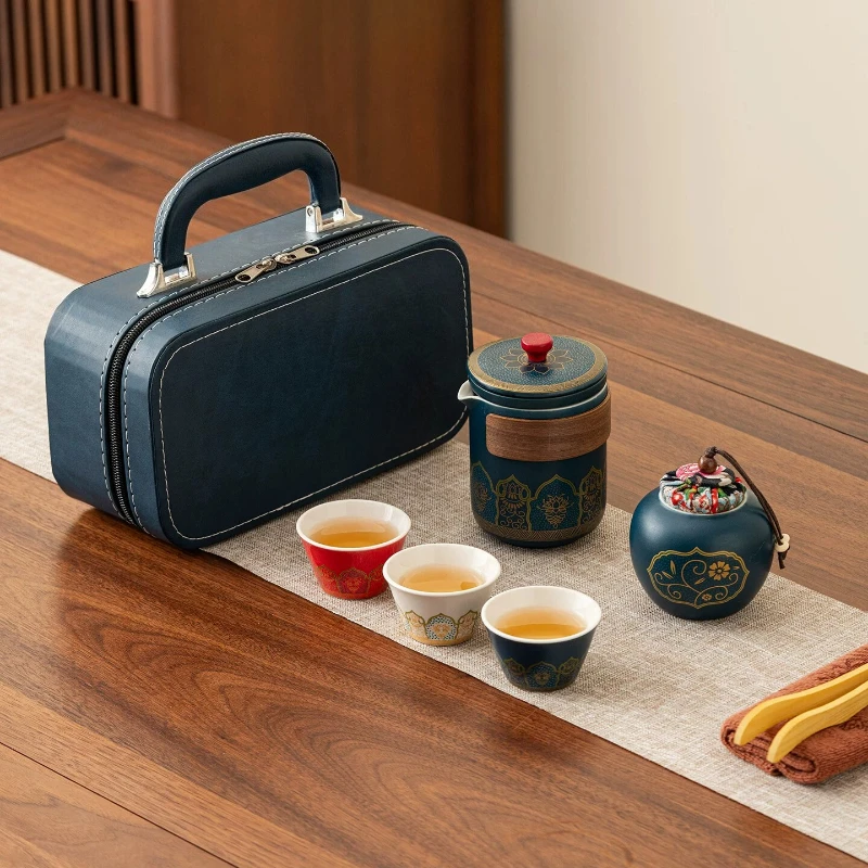Gaiwan Teaware Tea Set Camping Chasen Mateira Matero Mates Tea Set Bowl Aloel Travel Porcelana Chinesa Original Matcha Kit