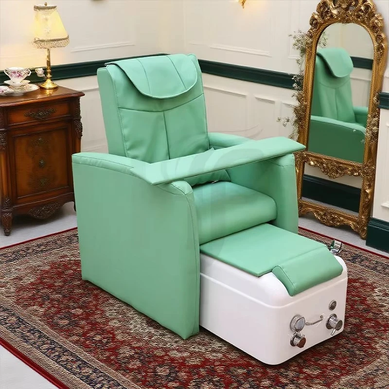 Color Beauty SalonMassage Foot Spa Chair Luxury Electric Human Touch Massage Pedicure Chairs for Sale