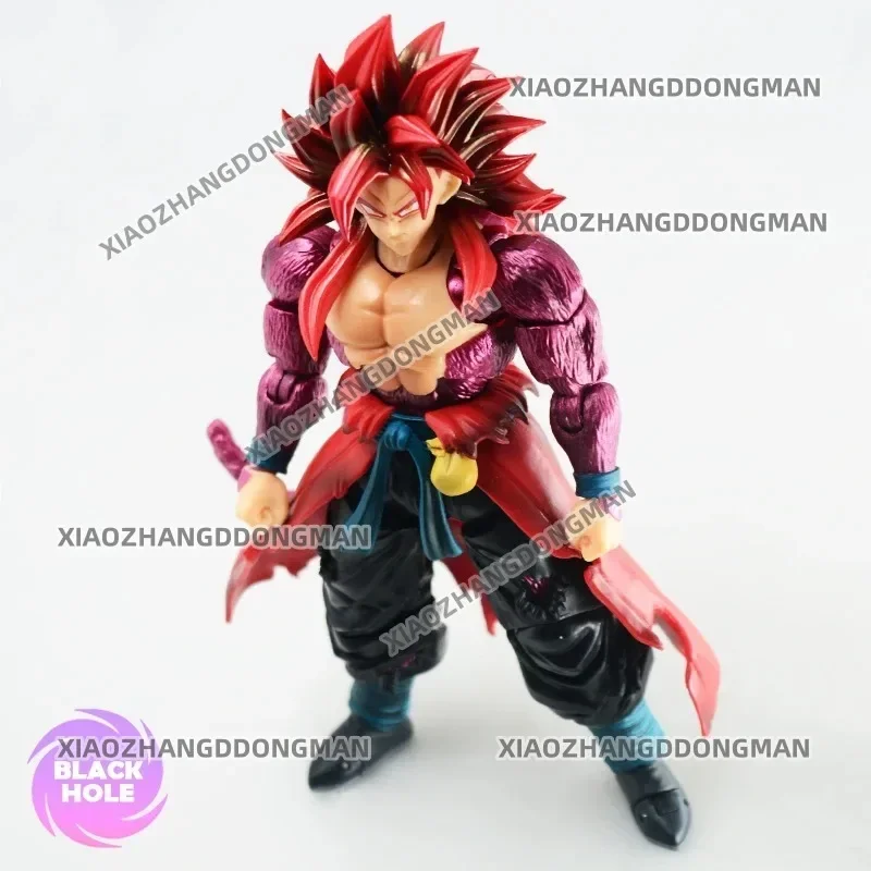 In Stock (24 Hours Shipping) Super Saiyan 4 Ssj4 Black Hole Toy Time Jumper Savage Evolution Acme Power Goku Shf Character Anime