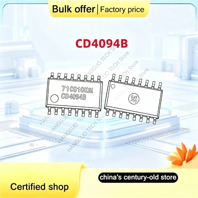 10PCS/Lot Brand new original  CD4094BNSR CD4094B SOP-16 logical shift register IC