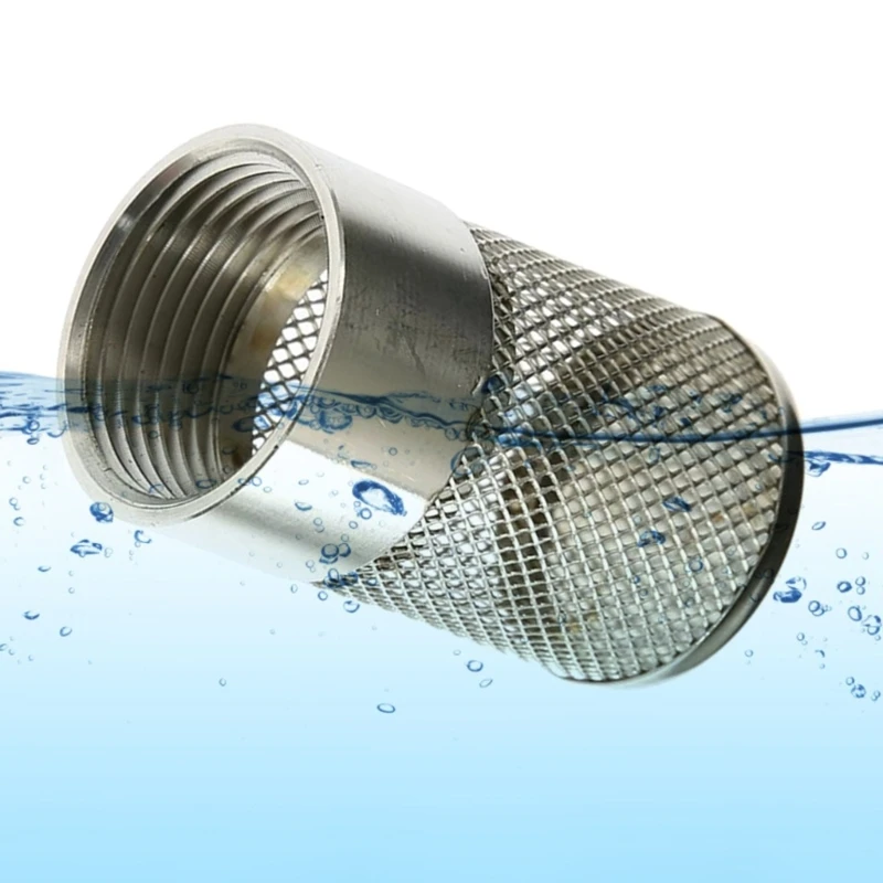 Water Pipe Filter Steel Mesh 1/2inch 3/4inch Female Thread Garden Irrigation Water Pipe Filter for Irrigation Systems