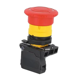 XB5 Waterproof Emergency Stop Mushroom Head Push Button Switch SB5 LA68S XB5AS542 AS545 XB5AS8445 Latching Turn Release ร22mm