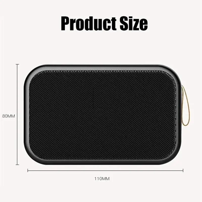 For Kitchens Wireless Bluetooth Speaker Portable ABS Environmentally Friendly Plastic Computer Bluetooth G2 Mini Stereo Suitable