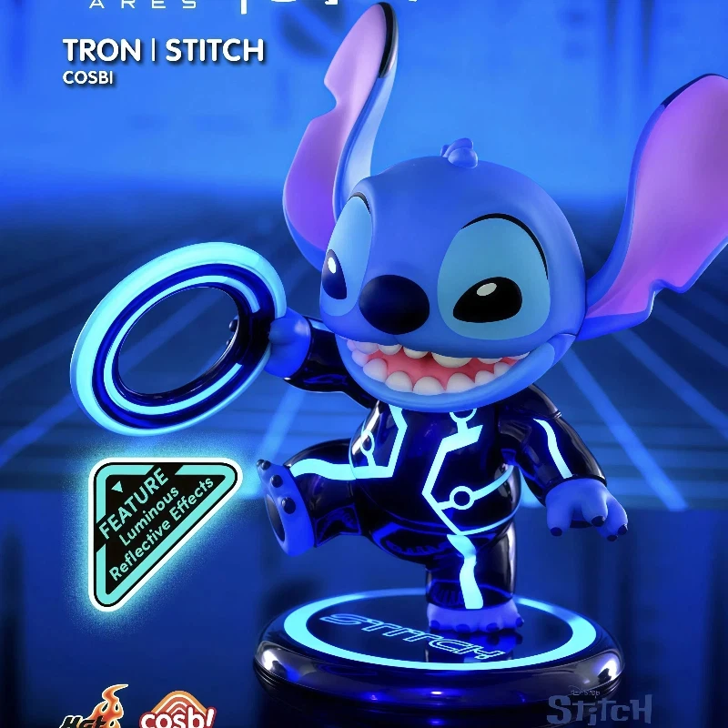 Hot Toys Stitch God Of War Crazy Cross Dressing Series Pvc Blind Box Cosbi Trendy Play Handmade Ornament Toy Gift