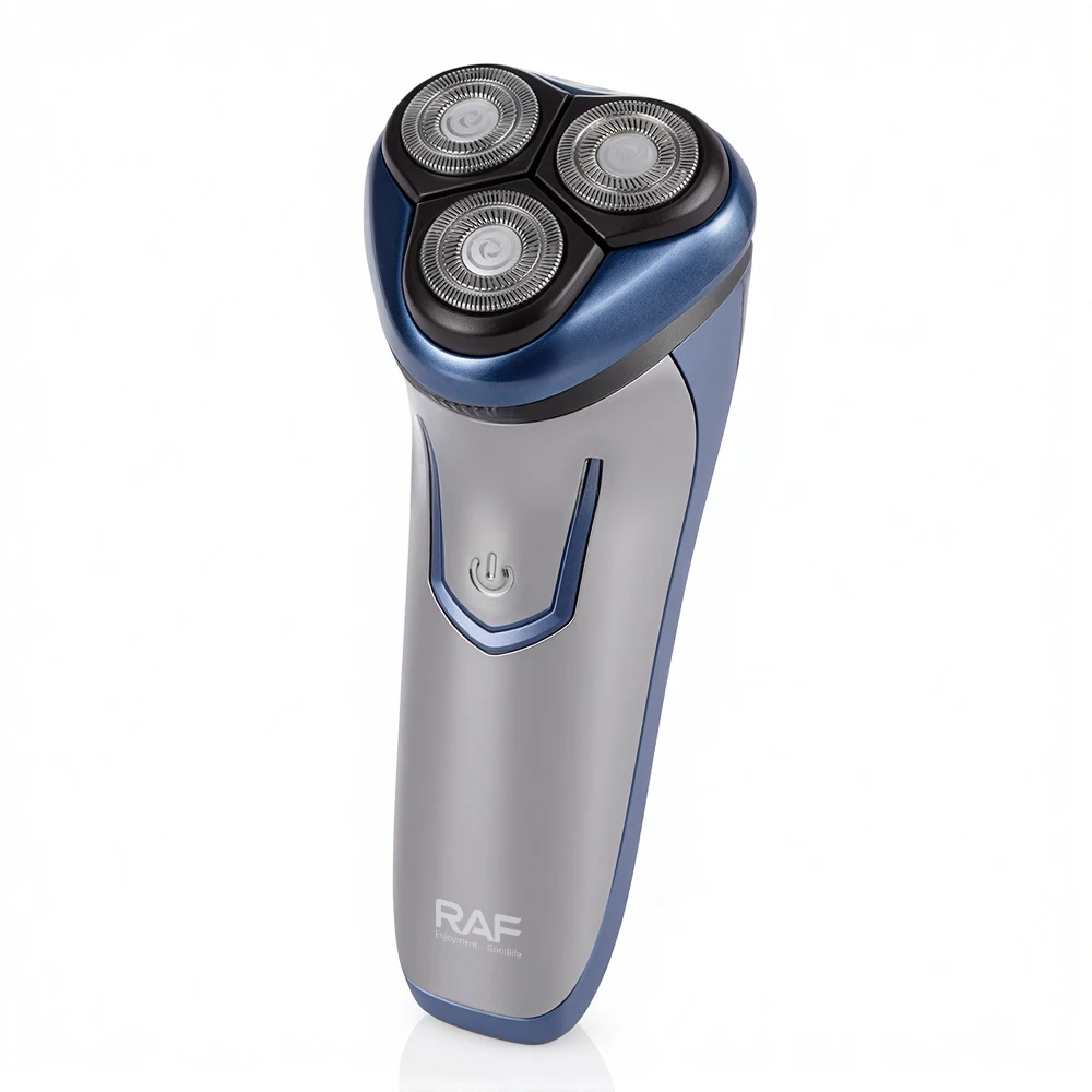 

RAF Professional Hair Trimmer Razor for Men Facial Beard Rotary Shaving Cordless Rechargeable Shaver with Travel Lock