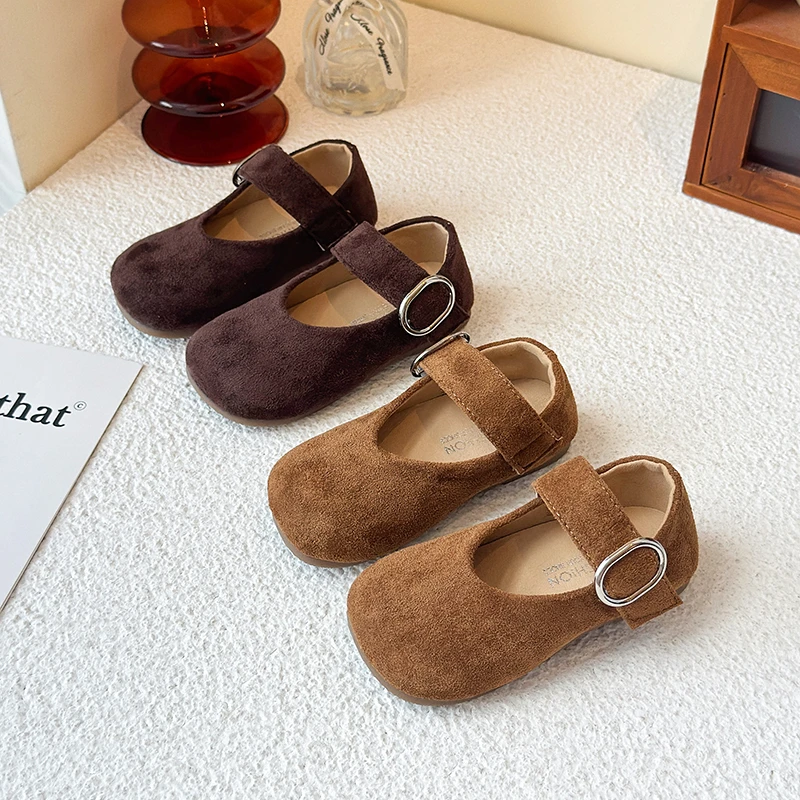

2025 Children Casual Shoes for Girls Spring Autumn New Fashion Korean Style Soft Bottom Anti-slippery Versatile Princess Shoes