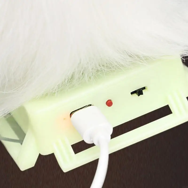 

Soft Tail Cats Tail Wagging Tail Remote Control Animal Tail for Halloween Party