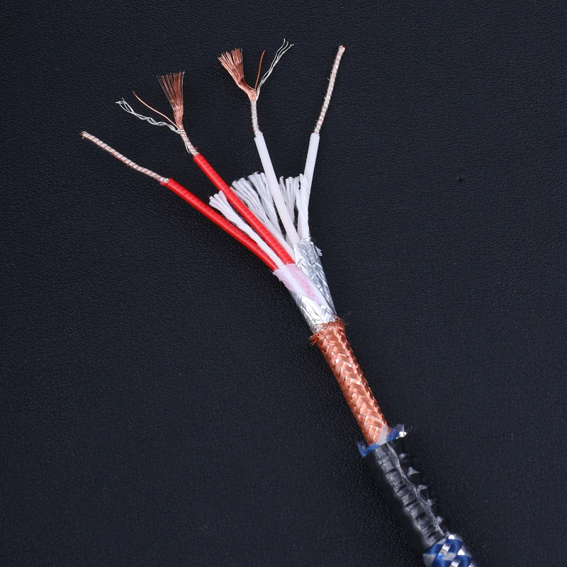Serost StarPro 4-Cores HiFi Audio Cable 99.9999% Silver-Plated OFC Copper for DIY Audio Equipment Connection