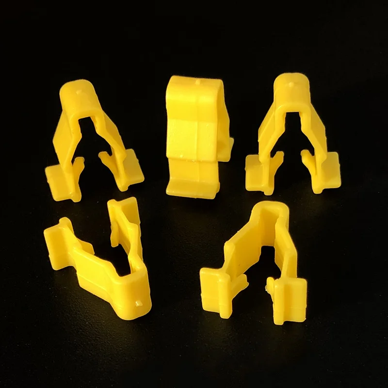 50/100pcs Car Wheel Arch Snap Fit Trim Clip 90601-SMG-003 For Honda Civic CRV HRV Trim Clips Auto Fastener Accessories Yellow