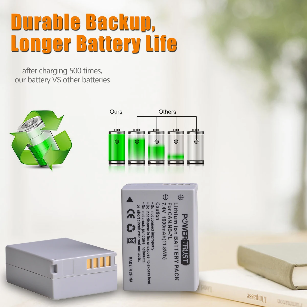 1600mAh 7.4V NB-7L NB7L Battery for Canon PowerShot G10 PowerShot G11 PowerShot G12 PowerShot SX30 is Digital Cameras