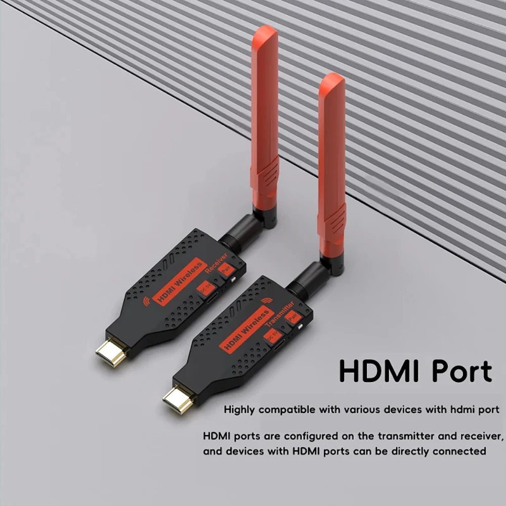 150M Wireless HDMI Transmitter Receiver Display Dongle Wireless Extender AV Adapter for PC Laptop To TV Projector Monitor