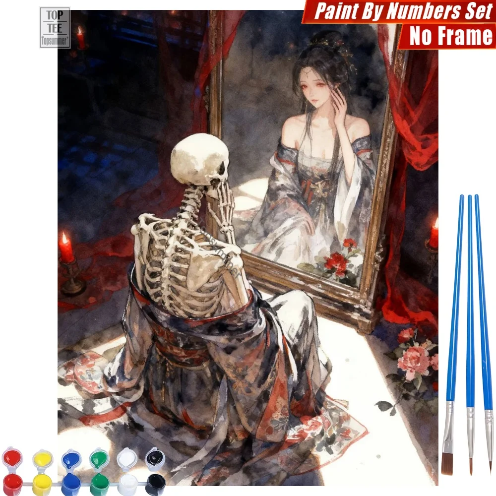 

Набор для рисования по номерам «Древние пейзажи» - Декор для дома в художественном стиле, подарок на День матери для мамы