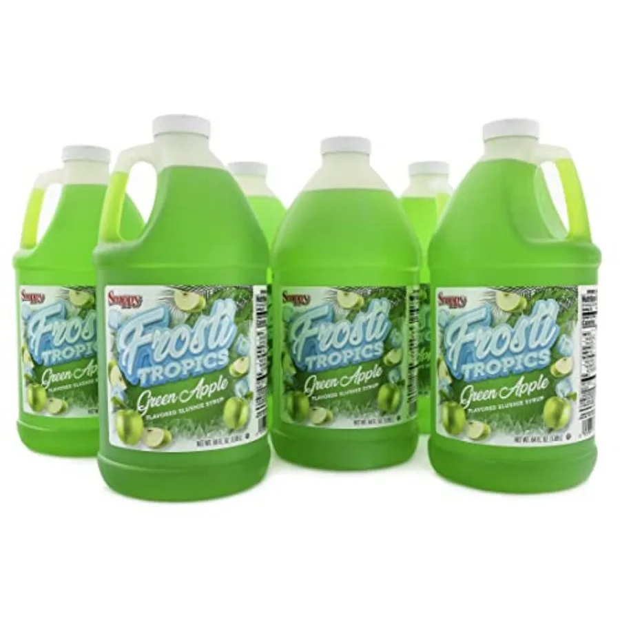 

Frosti Tropics Green Apple Slushy Mix, Slushie Syrups for Machine, Granita Slushy Syrup, Kid Slushie Machine Mix, Slushy Mix Fo