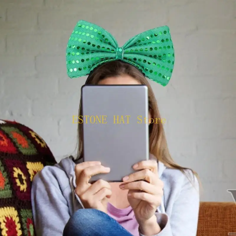 49mf Patrick's Day Kostüm Set Handschuhe Grüne Tutu -Rockbrillen Perlen Halsketten Partyzubehör für erwachsene Frau