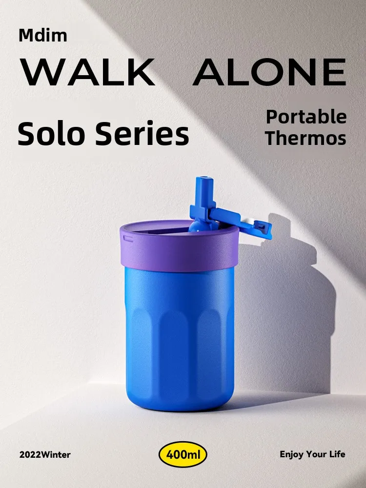 

MDIM Cerc Inner Lid St Insulated Coffee Cup Women's Portable High Aesthetic Value Student Water Cup Luxury mat S...