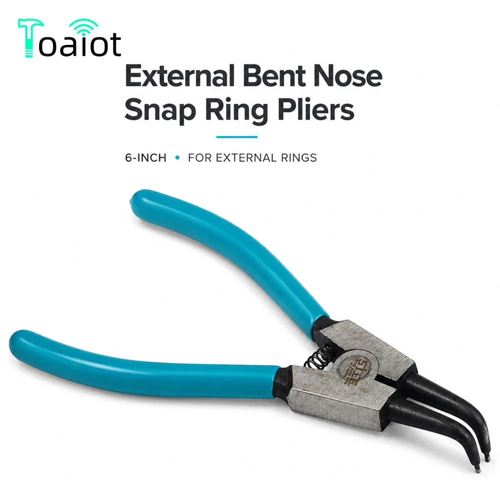 Toaiot External Bent Nose Snap Ring Pliers 6-Inch For External Snap Rings High Quality 3D Printer Installation Tools