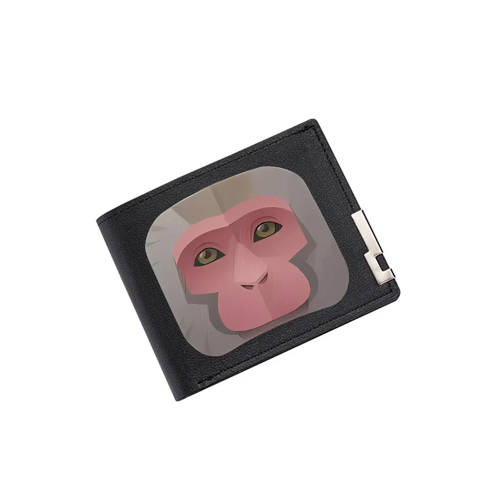 

Мужской кошелек с изображением значка обезьяны, дизайн с принтом, простой современный стильный деловой рождественский любовник отца и бойфренда