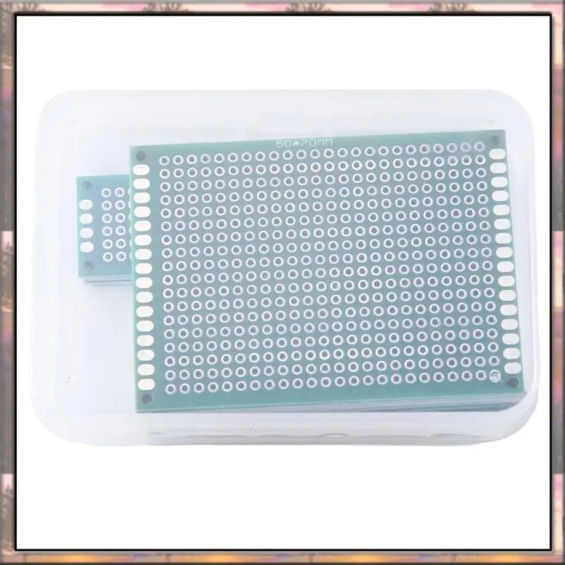 BAAZ HOT 20Pcs Double-Sided Spray Paint Pcb Board Prototype Kit Dual Panel Kit For Diy 4 Sizes