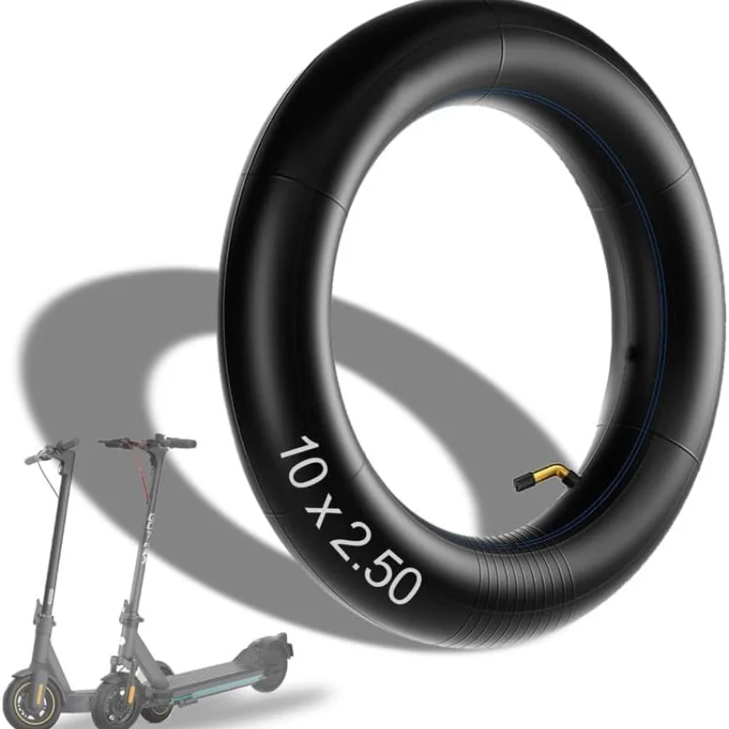 10X2.50 Inner Tube 10x2.5 Tube Innertube with bent valve 45 Degree valve for Baby Stroller Pram Scooter 10 Inch