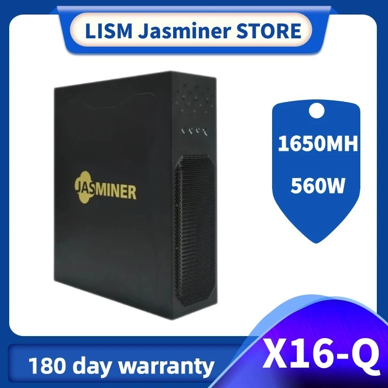 New Jasminer X16Q 1650M ETC ETHW zil octa X16Q 1650MH/s 560w 8G memory WIFI machine with PSU