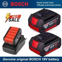 100% original Bosch genuine 18V 6.0Ah lithium-ion battery GBA 18V 6000mAh 18V professional GBA GSR GSB BAT618 BAT609