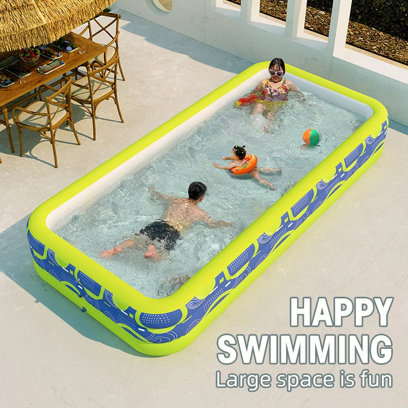 Big Swimming Pools Large 3M Inflatable Swimming Pools Outdoor Portable For Kids Family Babies Bath country house Removable Pools