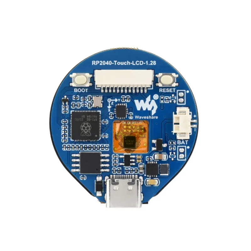 Module de capteur d'affichage LCD rond, carte de développement MCU RPI Raspberry Pi Pico rp2040, écran 1.28 pouces