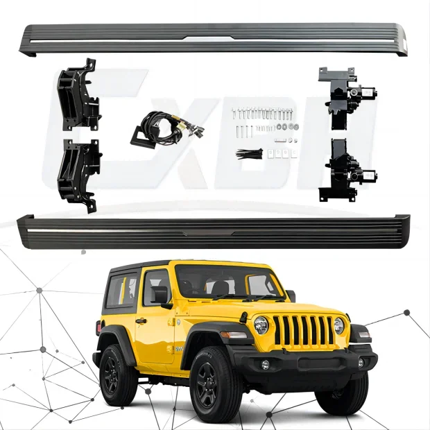 

Automatic electric side step car electronic power running board electric step board for jeep wrangler 2015-2019