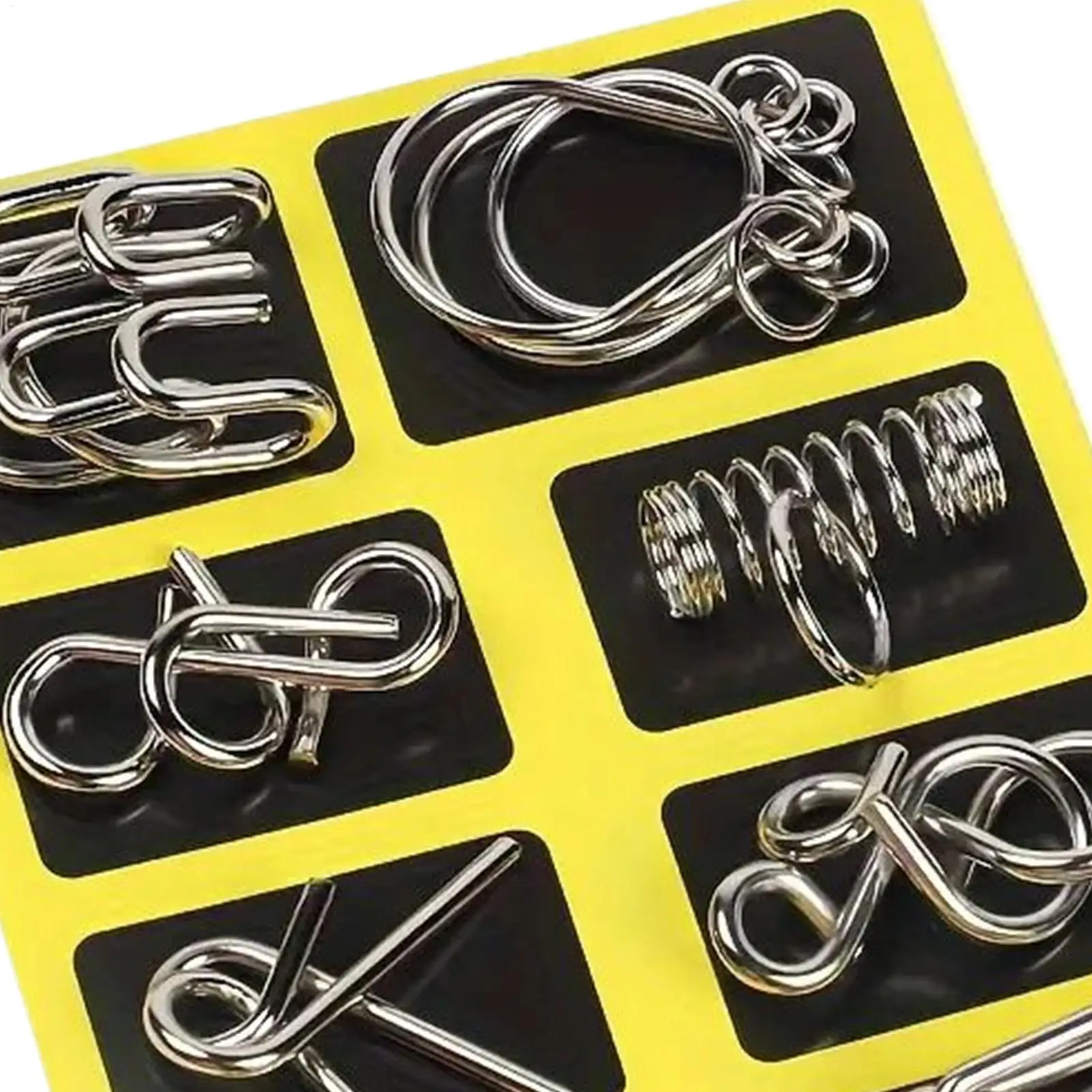 40 pièces de puzzle chinois en métal, casse-tête intelligent, jeu de logique pour enfants, adultes, divertissement familial, jouet éducatif, cadeau