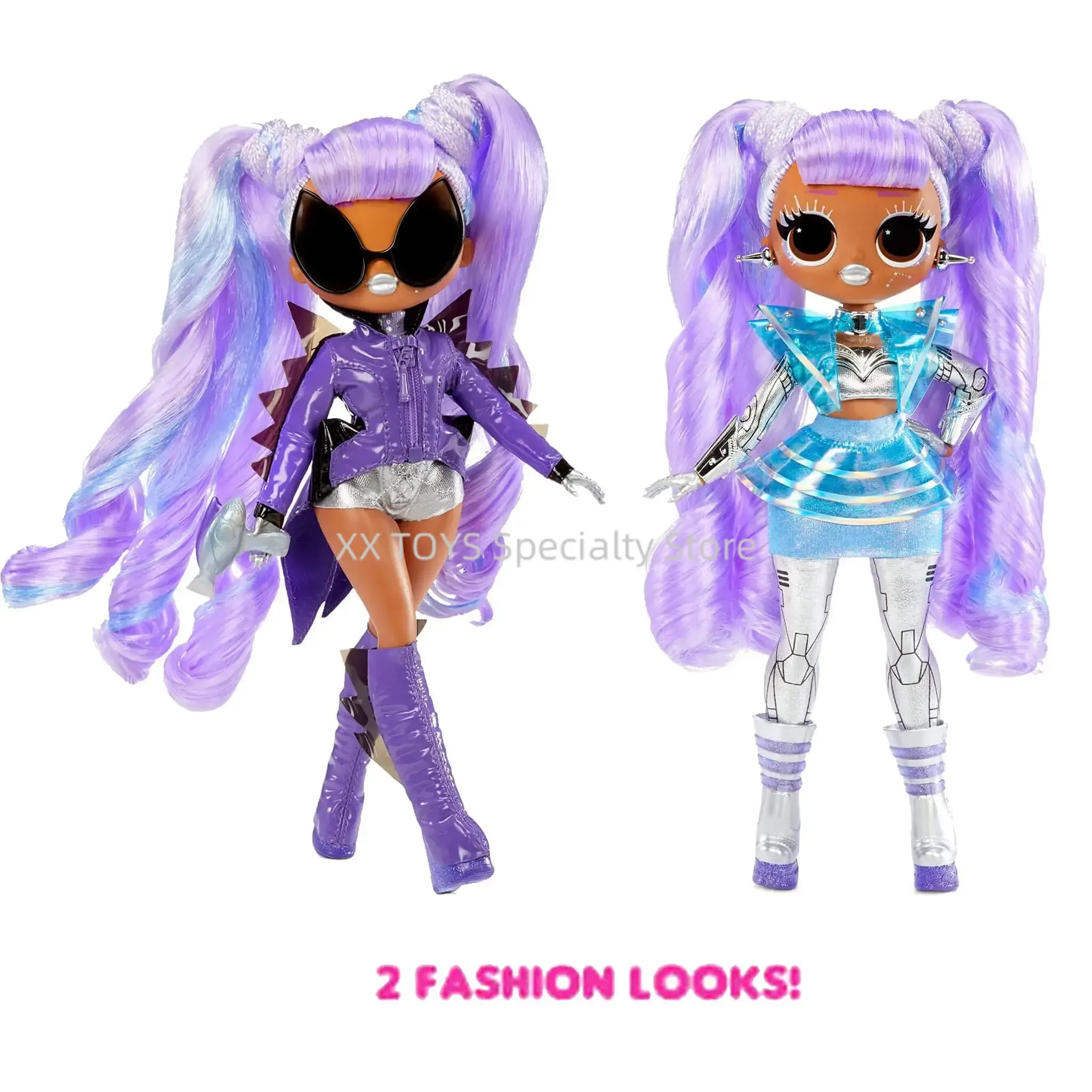 笑。 驚き！ Omg 映画マジックガンマベイブファッション人形ドレスアップおもちゃ再利用可能なプレイセット子供のままごとのおもちゃホリデーギフト