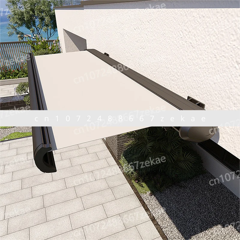 

Electric Retractable Awnings Patio Cover Roof Aluminum Custom Residential Outdoor Awning Shade Door Canopy