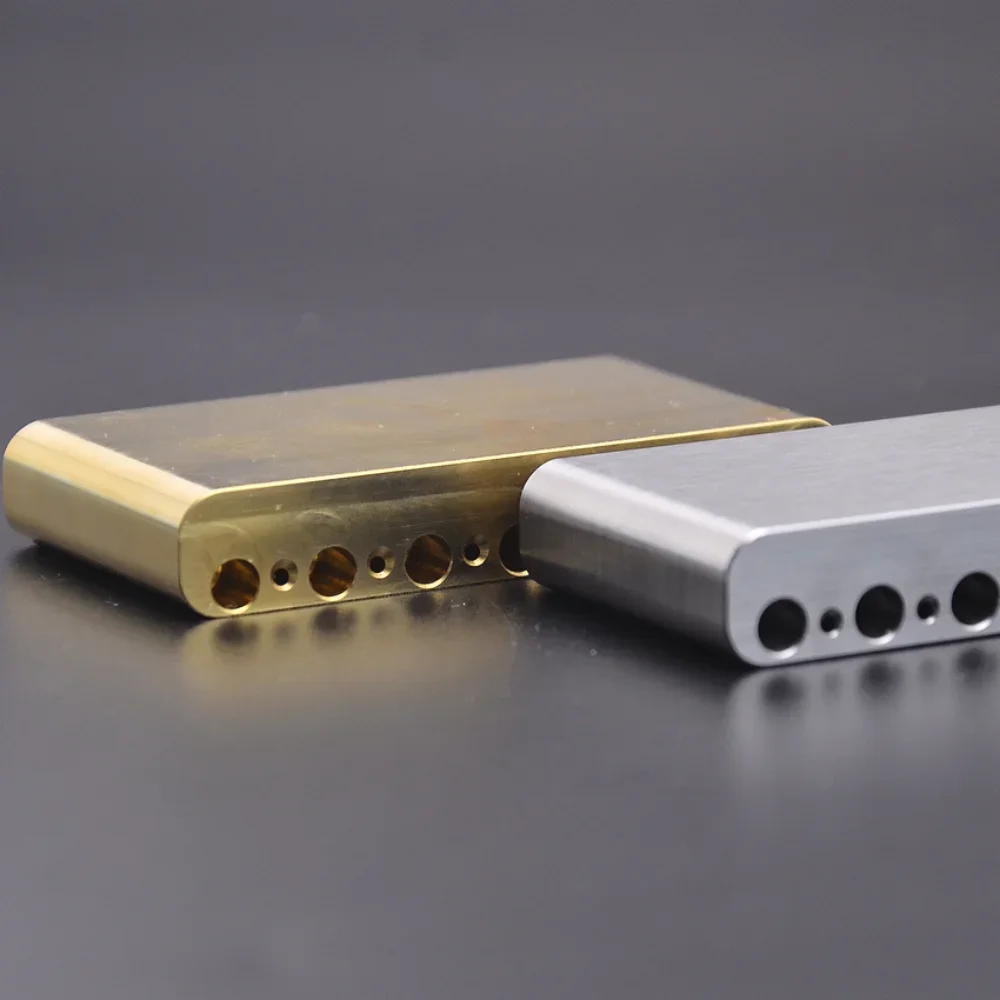 1 Piece 52.5MM Electric Guitar Tremolo System Bridge Brass Block Stainless Steel Block for Mexico Fen-der / Sq-uier CV