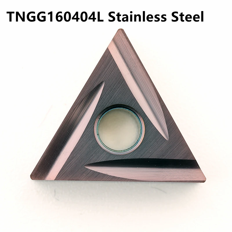 10 قطعة كربيد إدراج TNMG160404 TNMG160408 الخارجية تحول أداة الثلاثي TNMG R-S/L-S شفرة الحديد الفولاذ المقاوم للصدأ الألومنيوم