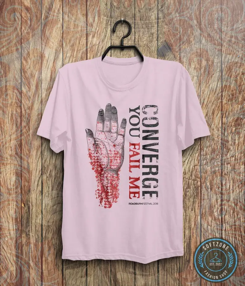 Camiseta Converge Band You Fall Me 90's: camiseta Converge, gira Converge, música de Rock Band