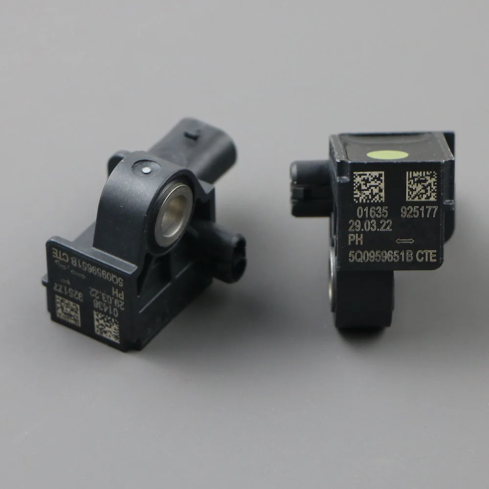 2Pcs 5Q0959651B Front Air Bag Impact Sensor Crash Sensor For Audi A3 8V Q3 8U TT For VW Golf GTI Jetta MK7 Tiguan Passat B8