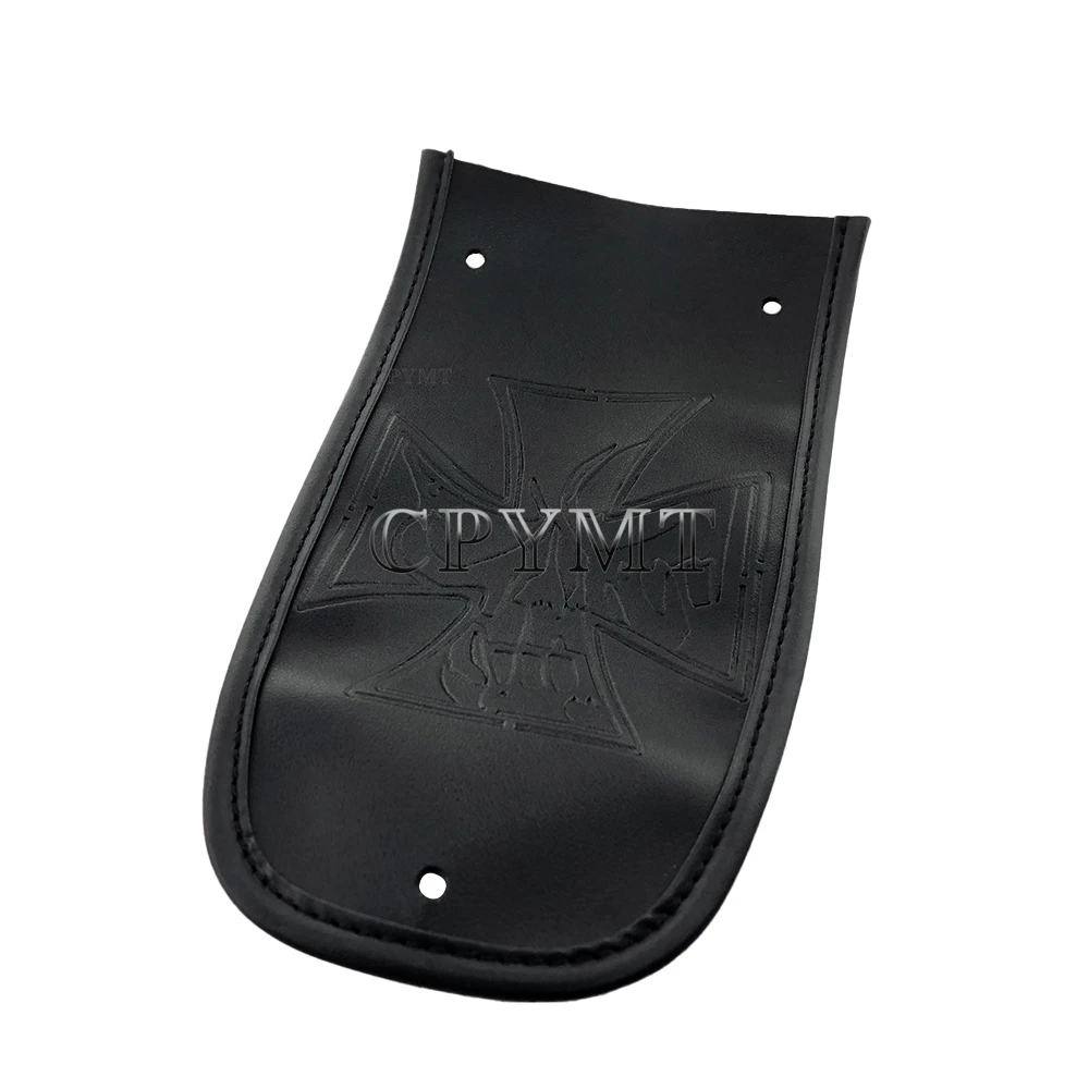 

Cross-Shaped Leather Motorcycle Rear Fender Bib Cover Pad Fit for Harley Touring Road Glide Ultra Classic CVO EFI 1997-2016