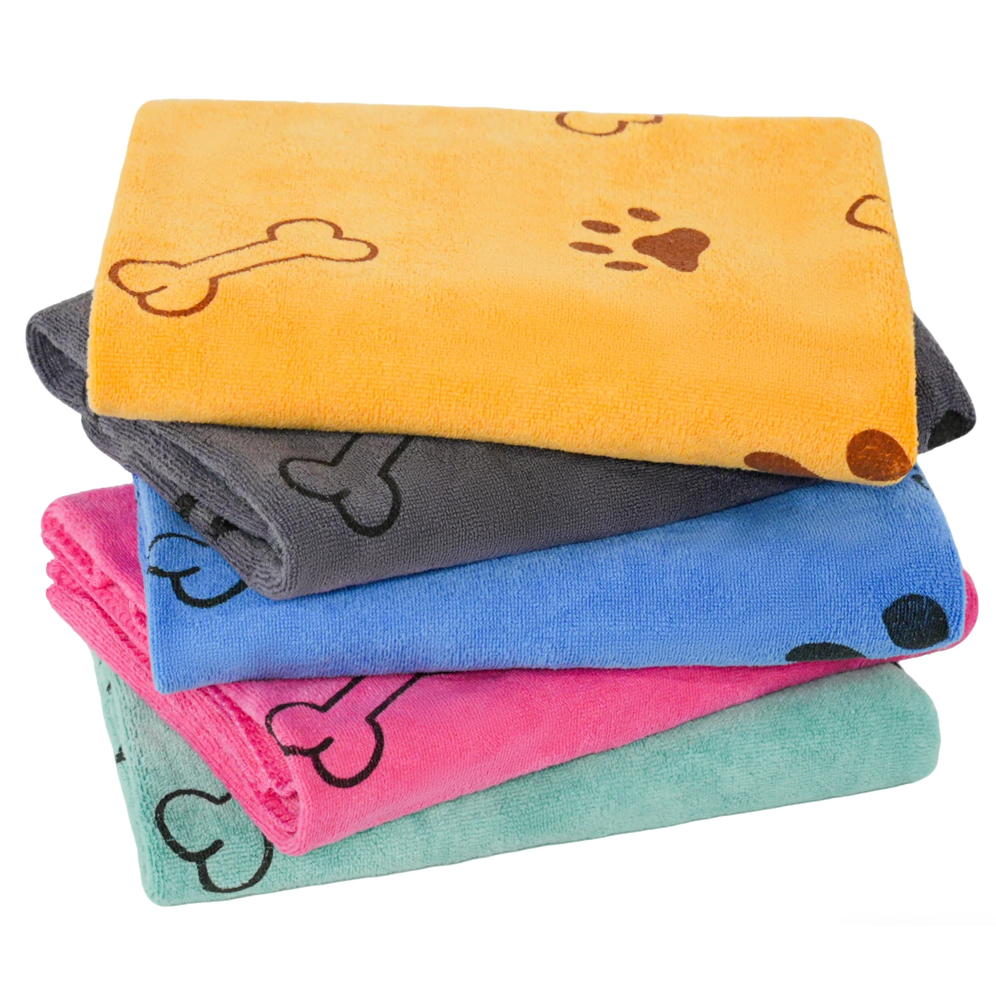 Toalha de secagem absorvente para animais de estimação | Produto de banho para cachorros de secagem rápida, toalha de grooming para cachorros de microfibra ultrafina para todas as estações, 52×100 cm, 1 unidade