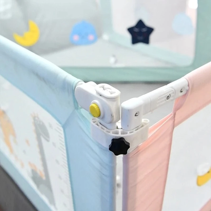 Kindveilige bedframehoeken Slot Wiegzijhekken Bevestigingsmiddelen Babybedbarrièresluitingen Essentiële kinderkamerhardware voor