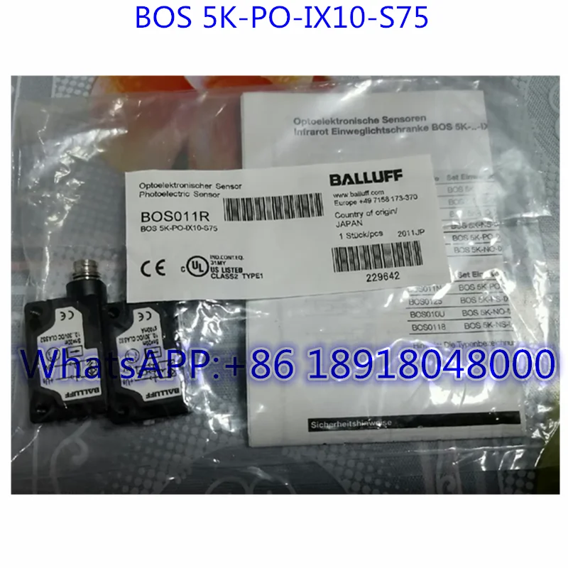 

Brand New BOS011R photoelectric switch BOS 5K-PO-IX10-S75 Fast Shipping