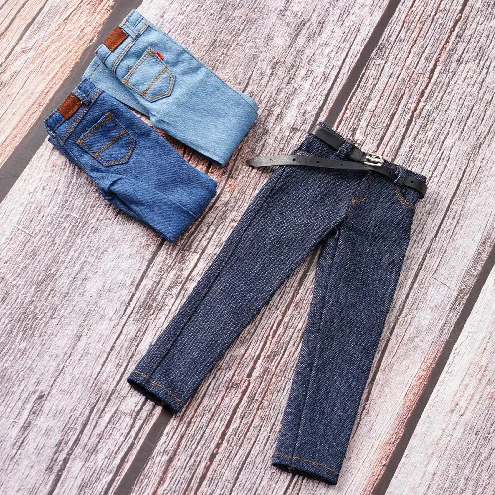 1/6 männliche Jeans Overalls Arbeitshosen lange Freizeithosen Sportschuhe für 12 Zoll TBLeague Soldat Actionfigur Körpermodell – Detail 9