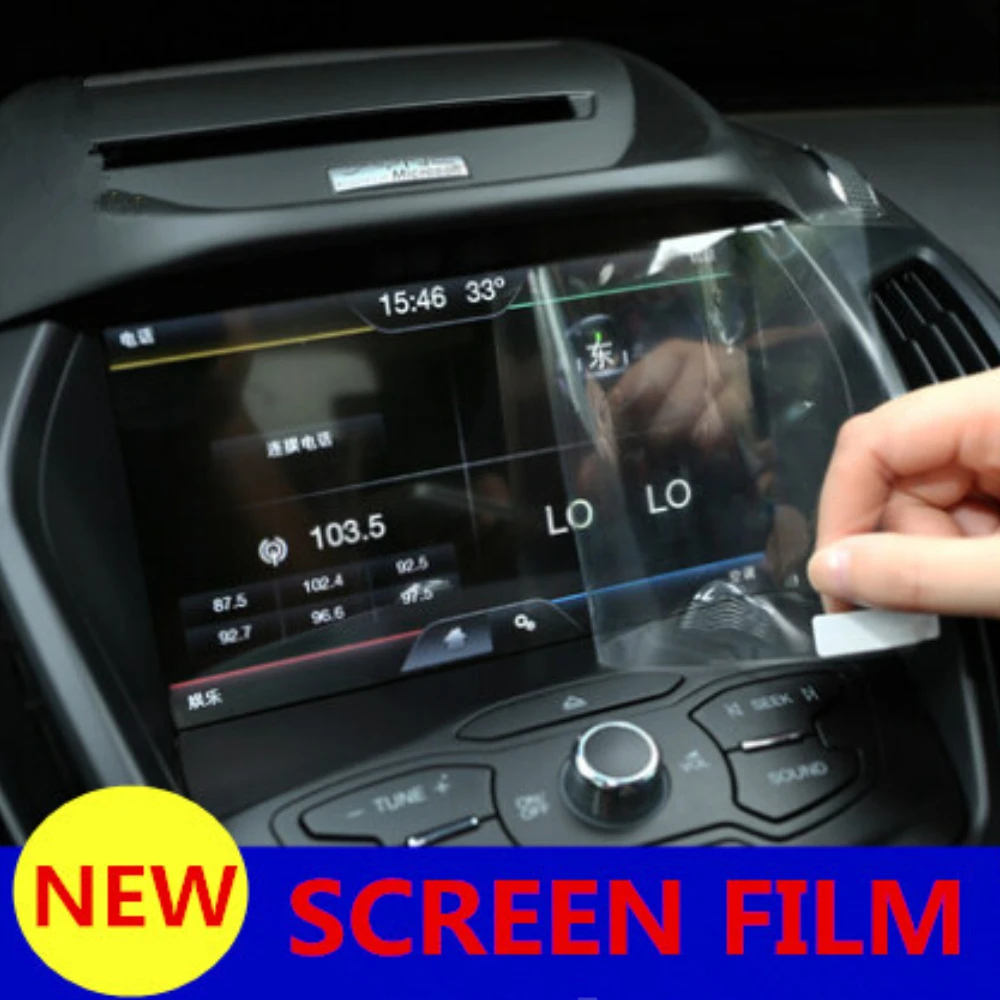 Center Console LCD Screen Protective Film Touch Screen Navigation Screen Film for 2013 2014 2015 Ford Kuga Escape Accessories