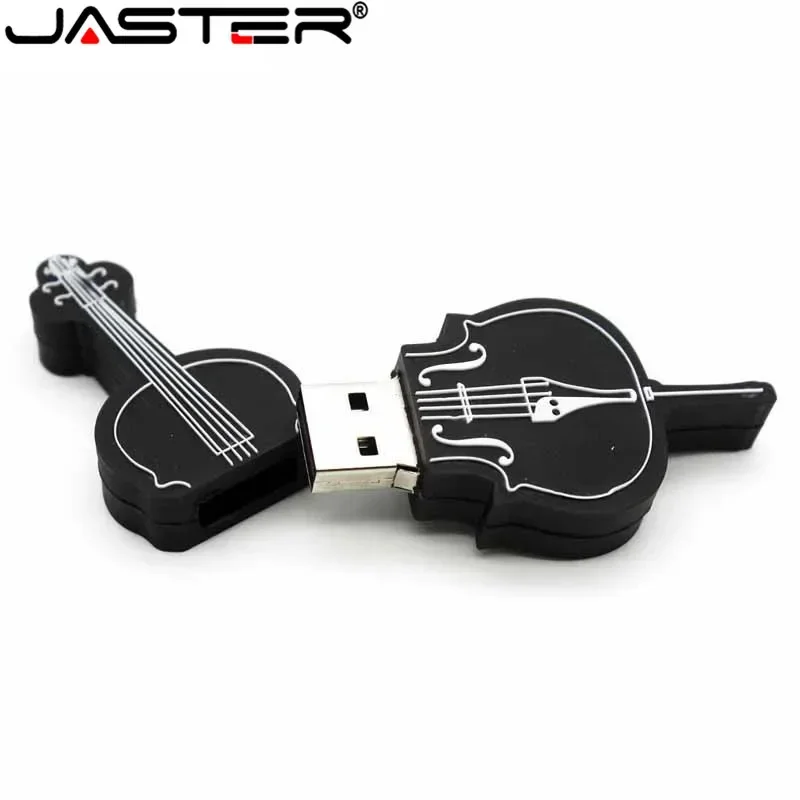 JASTER Hot Selling USB Flash Drive 64GB Cartoon Musical Instrument Memory Stick Piano Guitar Pen Drive 32GB Creative Gifts 16GB