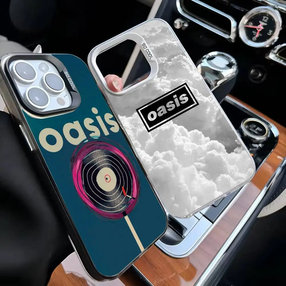 

Band O-oasis Phone Case For iPhone 16,15,14,13,12,11,Mini,Pro,MAX White Matte Shockproof Cover