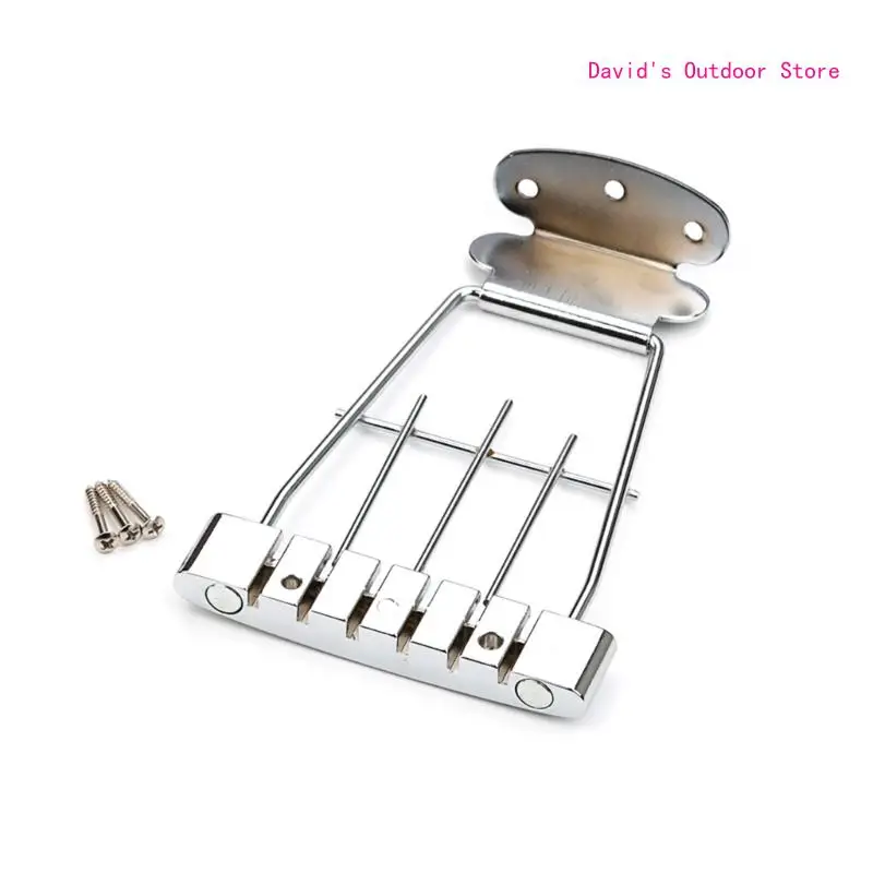

6 String Bass Guitar Trapeze Tailpiece Replacement Electric Guitar Accessories X3UA